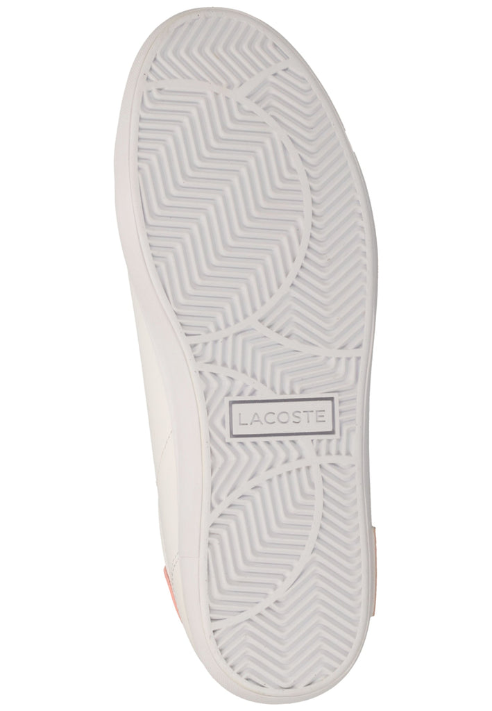 Lacoste Sneaker Leder Weiß/Pink