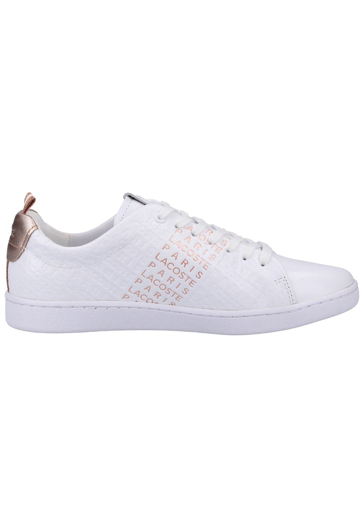 Lacoste Sneaker Leder Weiß/Pink