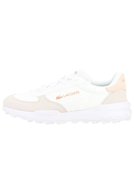 Lacoste Sneaker Leder Weiß/Pink