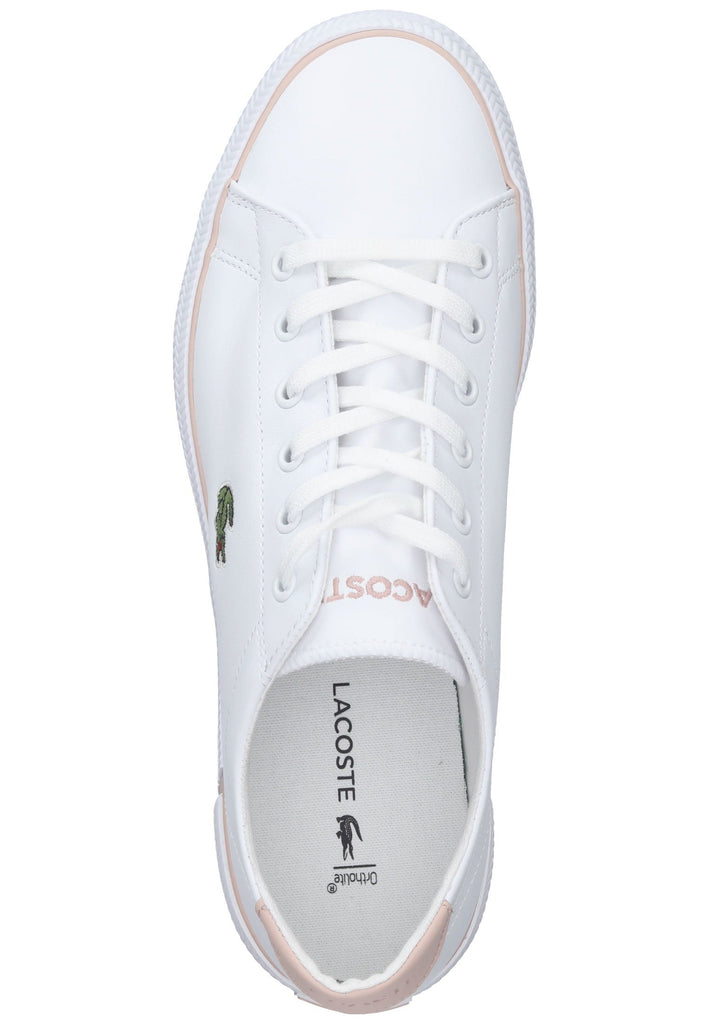 Lacoste Sneaker Leder Weiß/Rosa