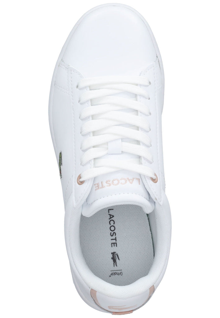 Lacoste Sneaker Leder Weiß/Rosa