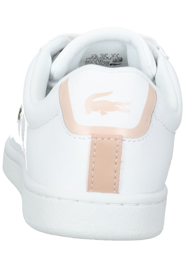 Lacoste Sneaker Leder Weiß/Rosa
