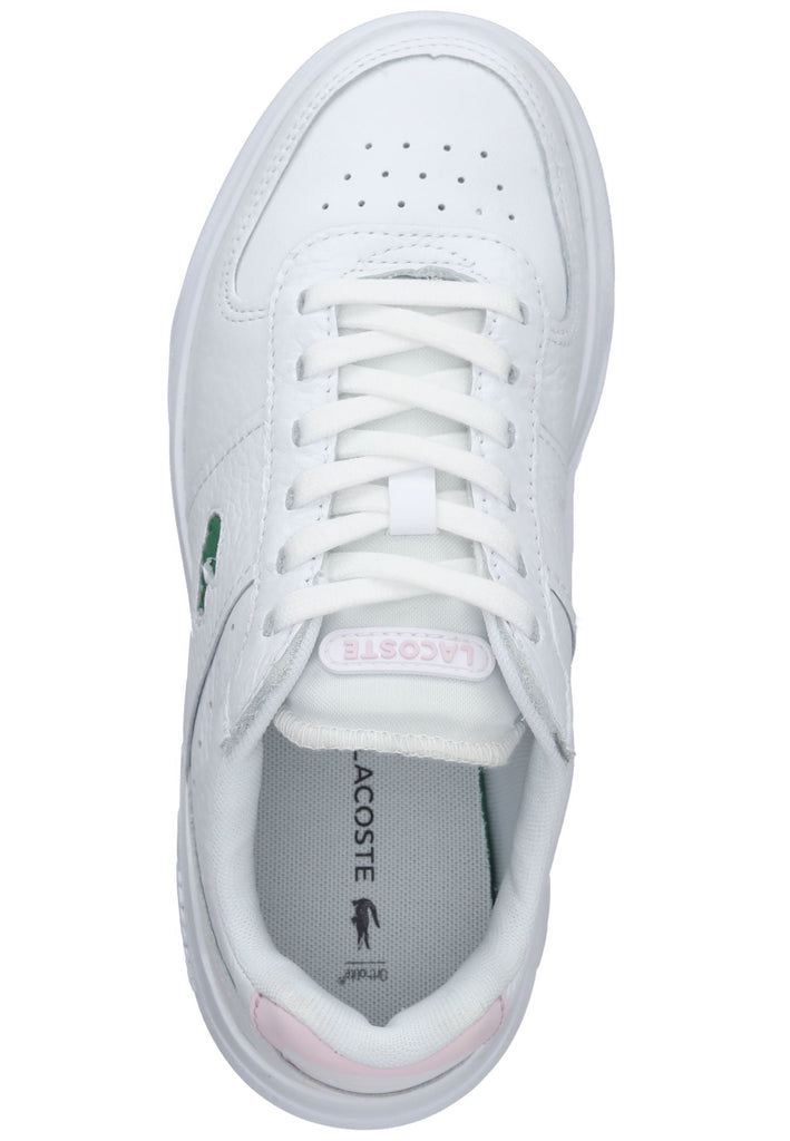 Lacoste Sneaker Leder Weiß/Rosa