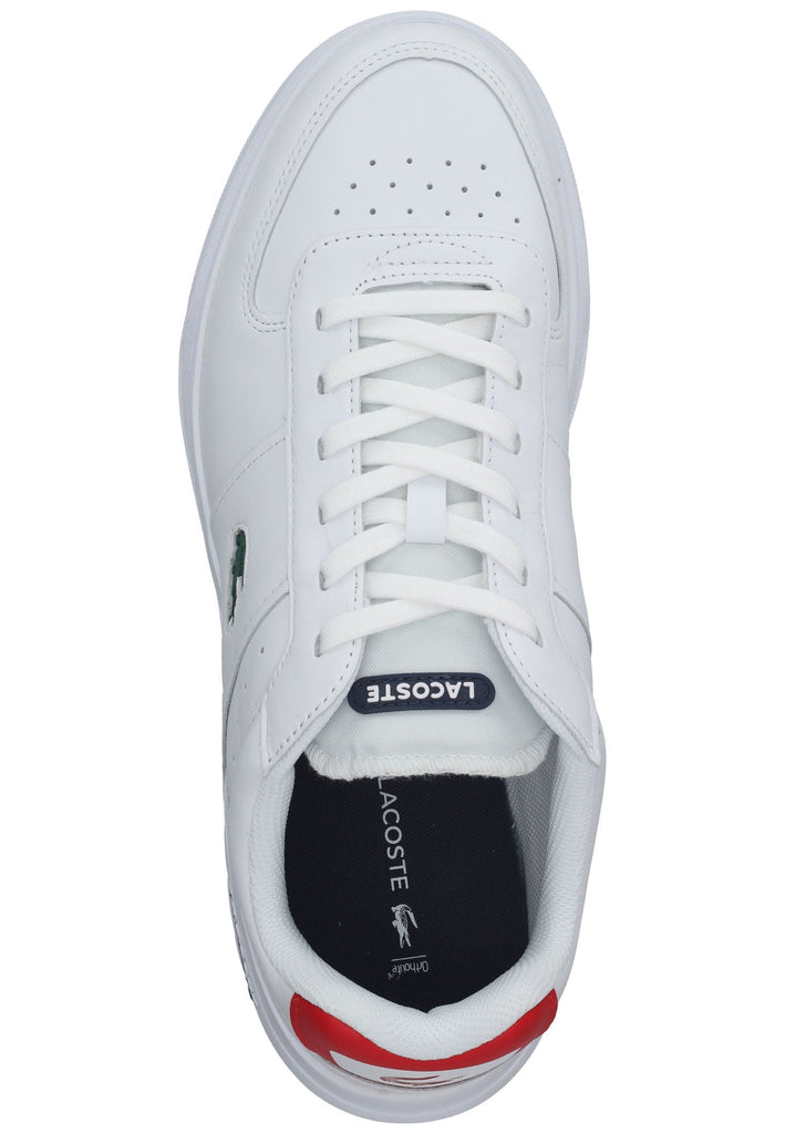 Lacoste Sneaker Leder Weiß/Rot
