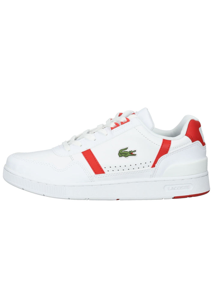 Lacoste Sneaker Leder Weiß/Rot
