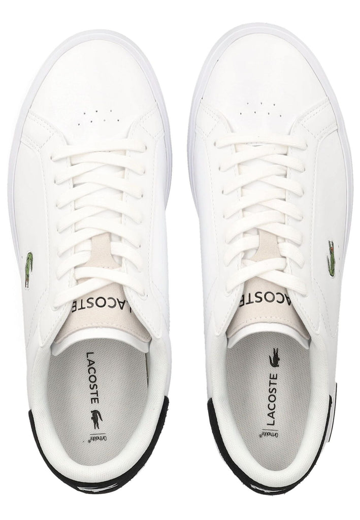 Lacoste Sneaker Leder Weiß/Schwarz