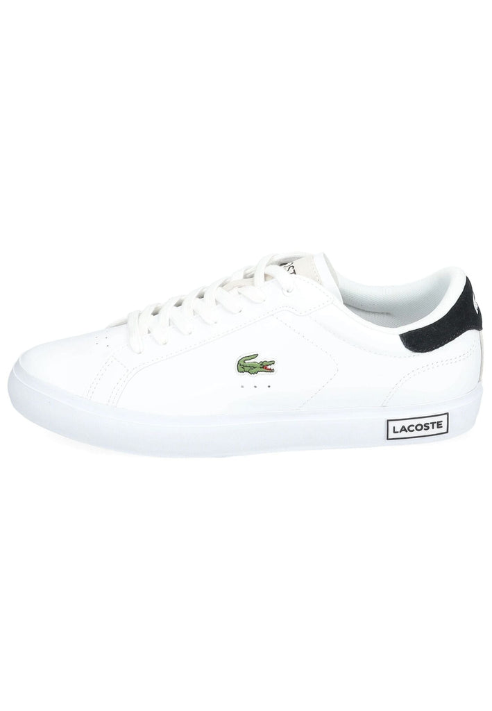 Lacoste Sneaker Leder Weiß/Schwarz