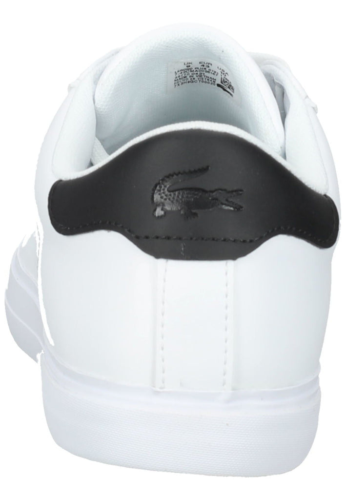 Lacoste Sneaker Leder Weiß/Schwarz