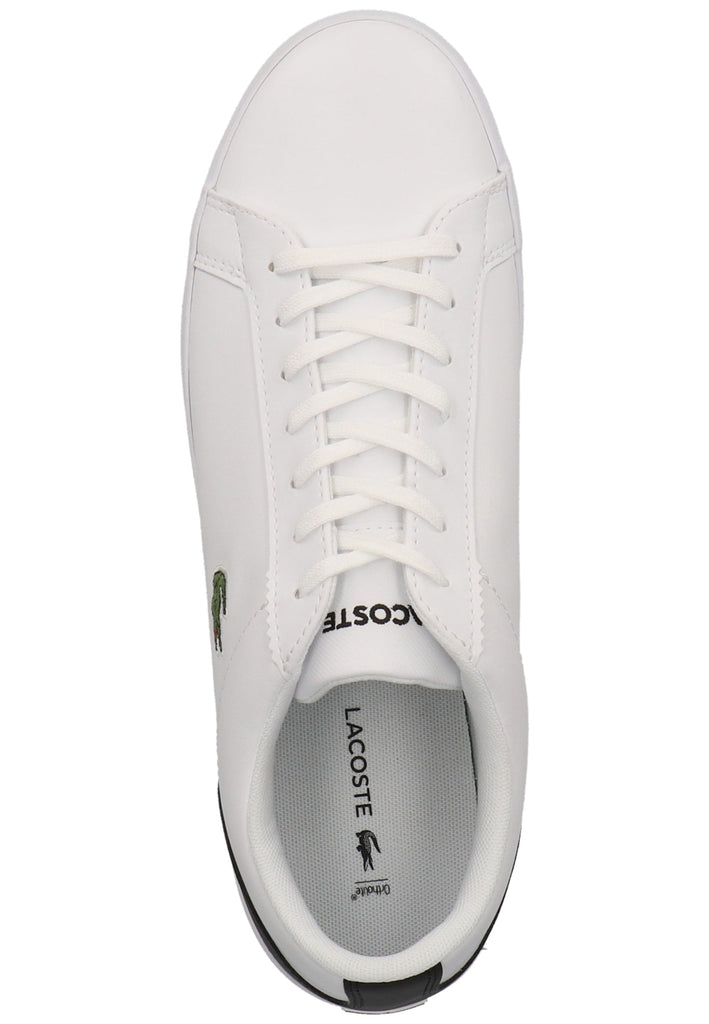 Lacoste Sneaker Leder Weiß/Schwarz