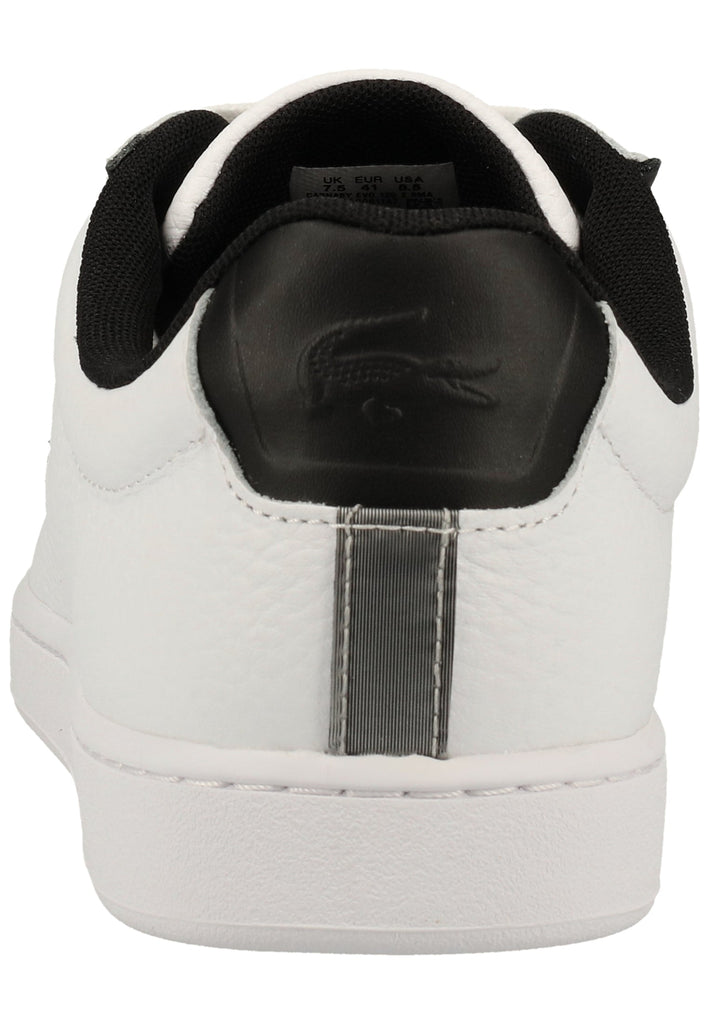 Lacoste Sneaker Leder Weiß/Schwarz