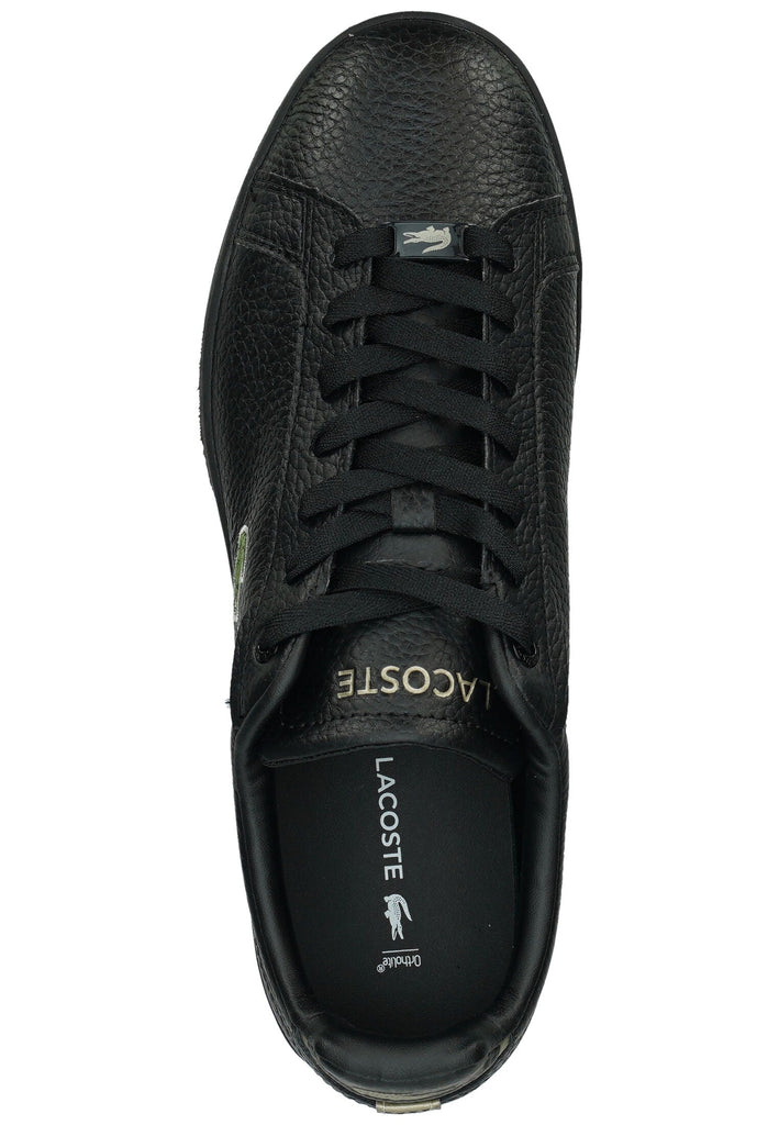 Lacoste Sneaker Lederimitat Schwarz