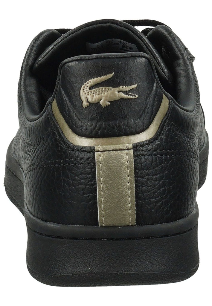 Lacoste Sneaker Lederimitat Schwarz