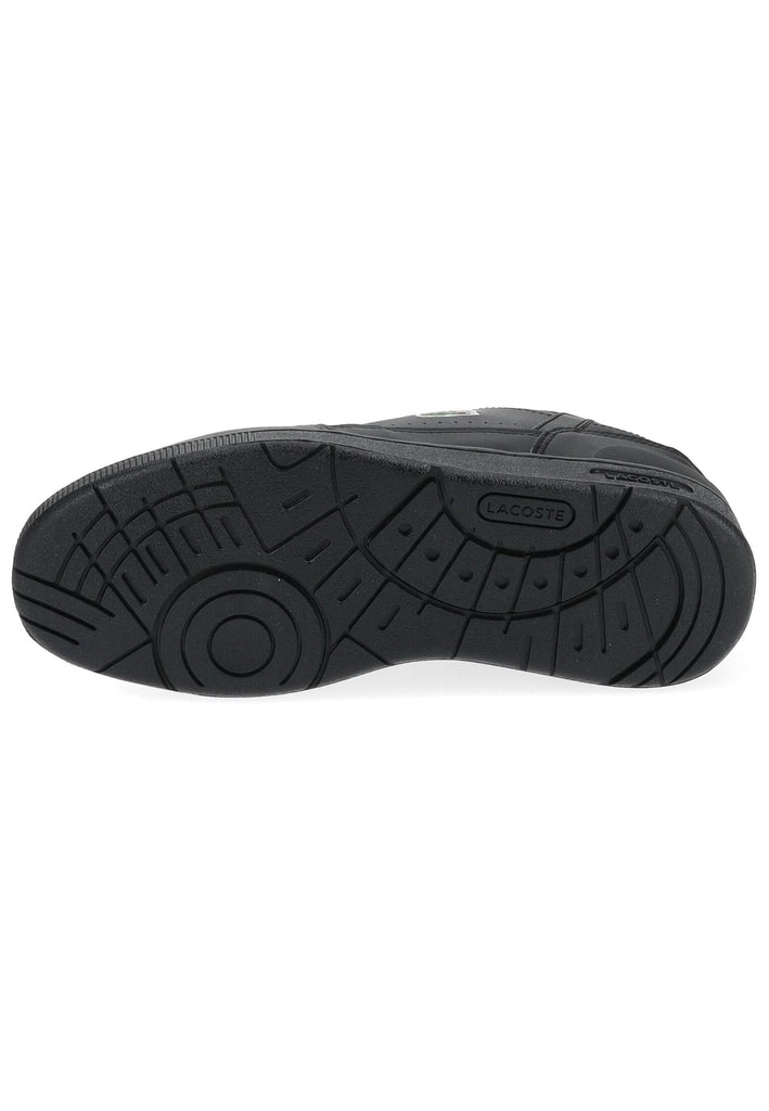 Lacoste Sneaker Lederimitat Schwarz/Schwarz