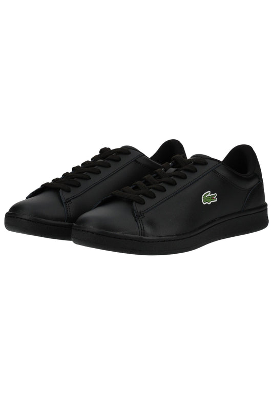 Lacoste Sneaker Lederimitat Schwarz/Schwarz
