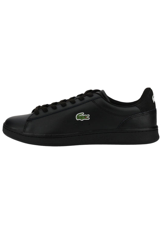 Lacoste Sneaker Lederimitat Schwarz/Schwarz