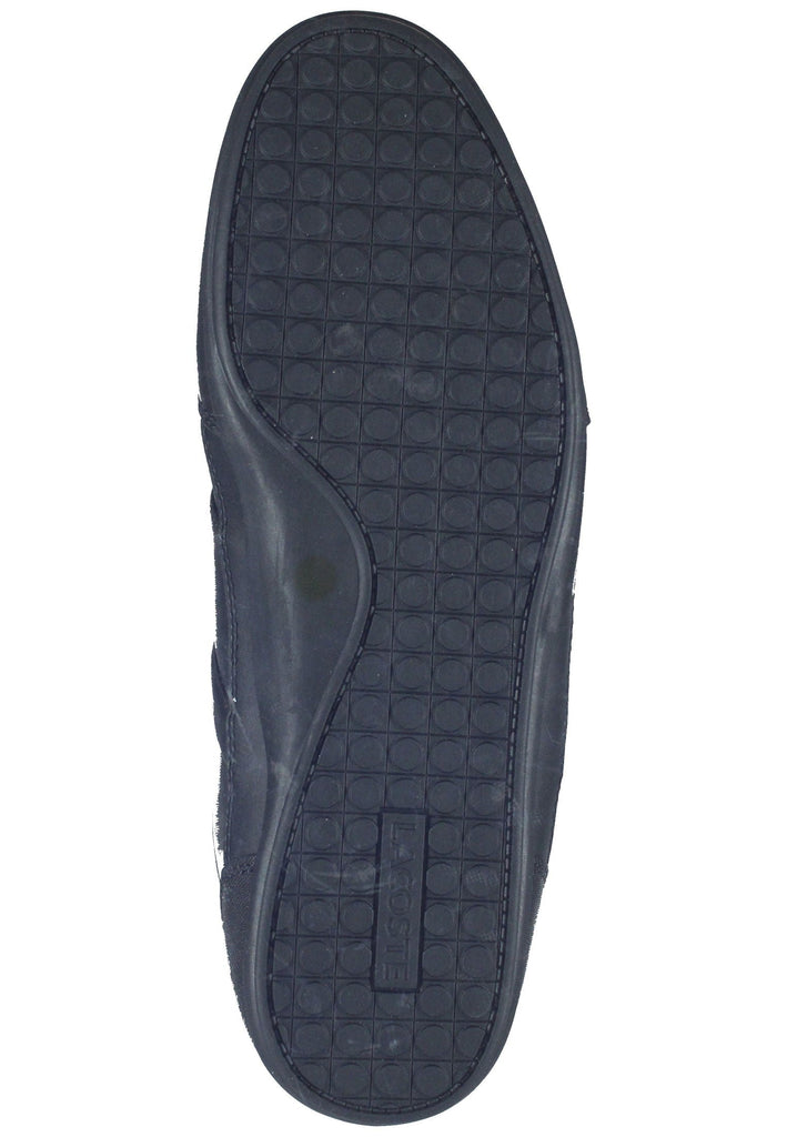 Lacoste Sneaker Lederimitat Schwarz/Weiß