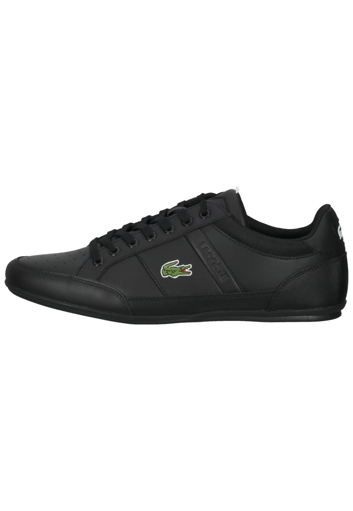 Lacoste Sneaker Lederimitat Schwarz/Weiß