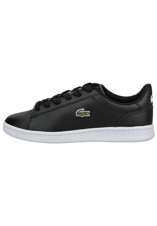 Lacoste Sneaker Lederimitat Schwarz/Weiß