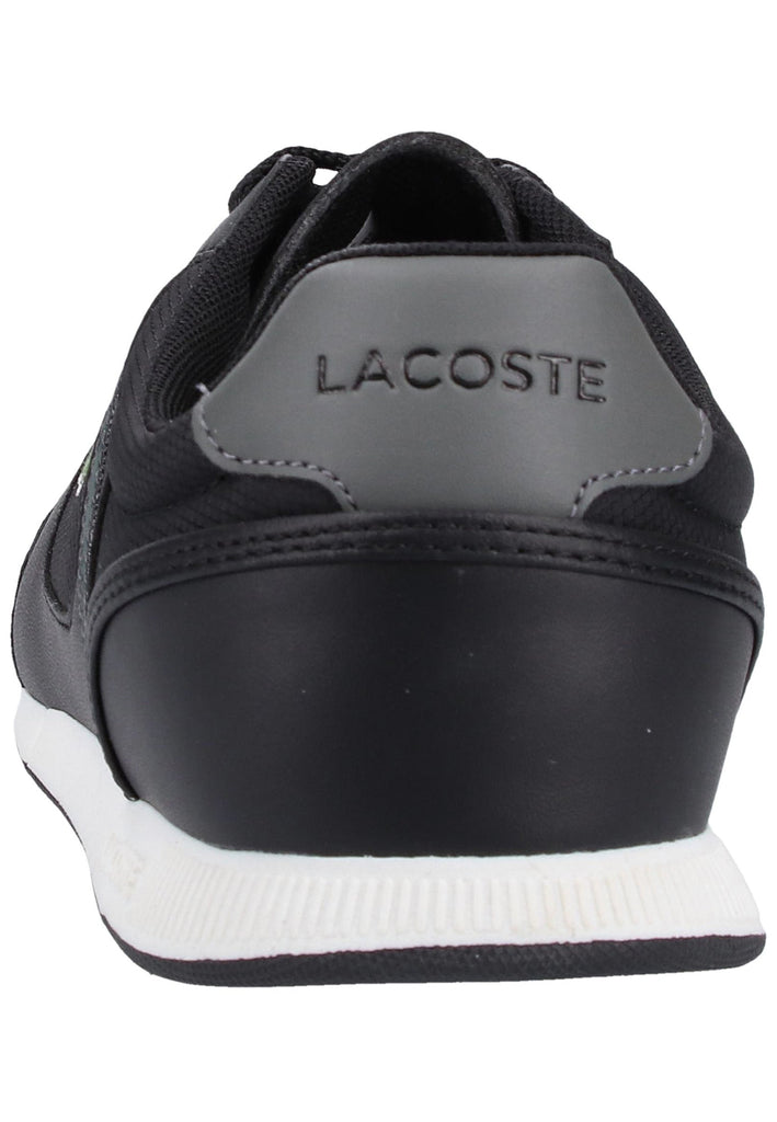 Lacoste Sneaker Lederimitat/Textil Schwarz/Grau
