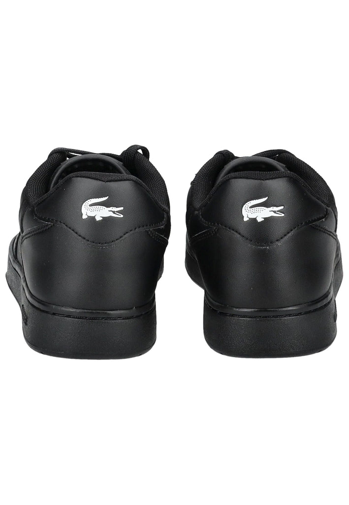 Lacoste Sneaker Lederimitat/Textil Schwarz/Schwarz
