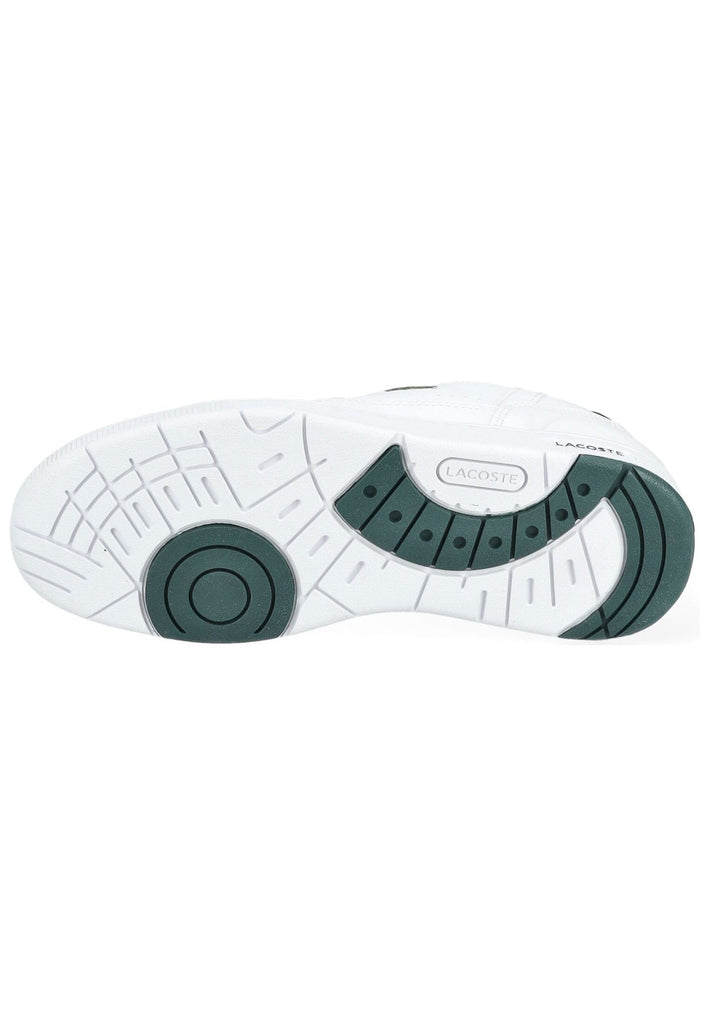 Lacoste Sneaker Lederimitat Weiß/Grün
