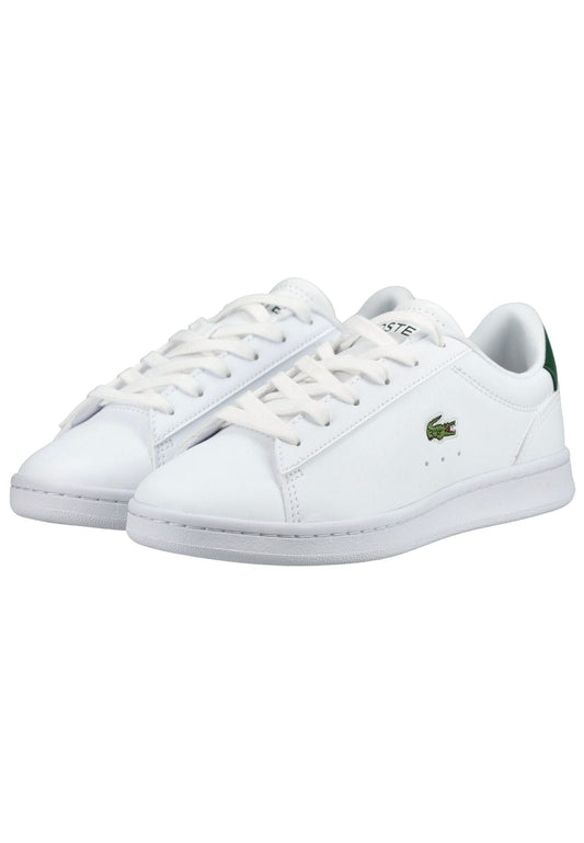 Lacoste Sneaker Lederimitat Weiß/Grün