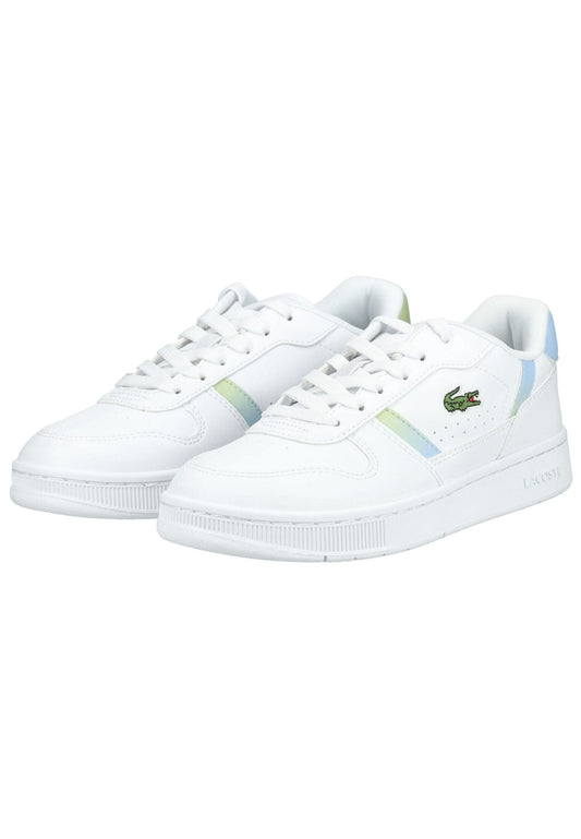 Lacoste Sneaker Lederimitat Weiß/Grün