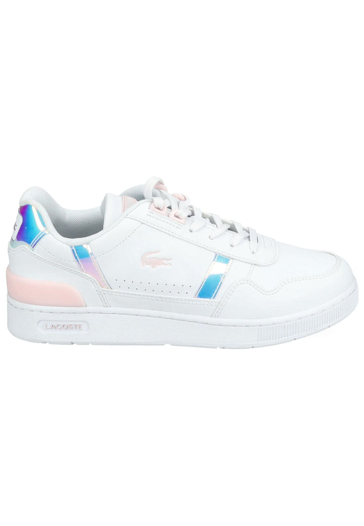 Lacoste Sneaker Lederimitat Weiß/Pink
