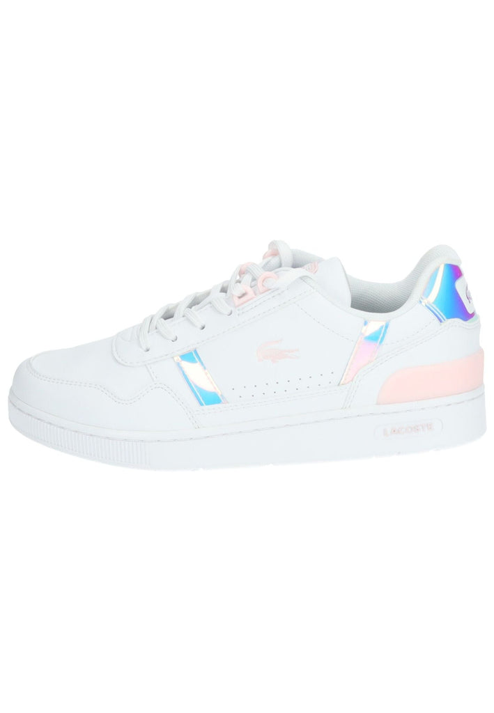 Lacoste Sneaker Lederimitat Weiß/Pink