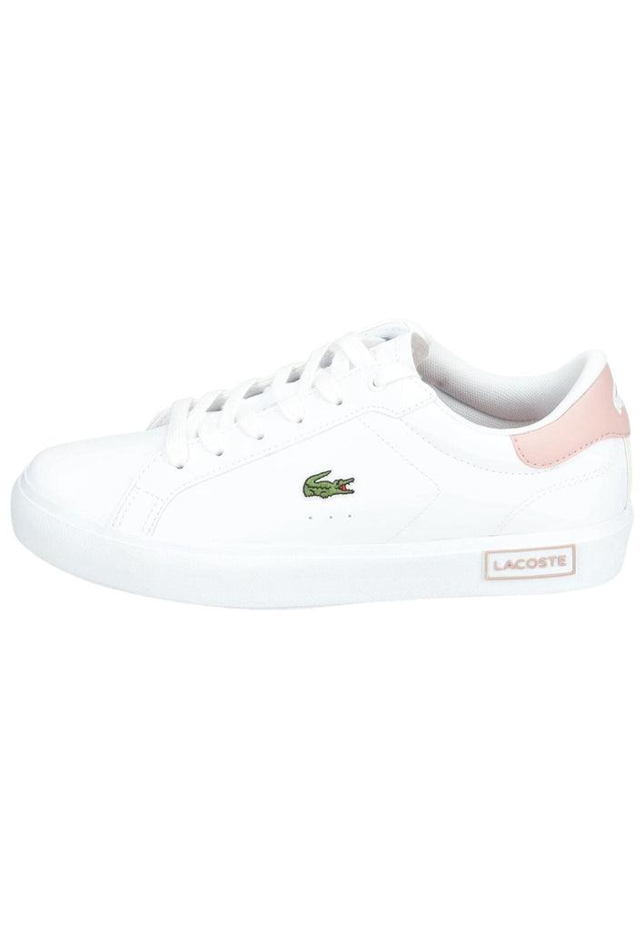 Lacoste Sneaker Lederimitat Weiß/Pink