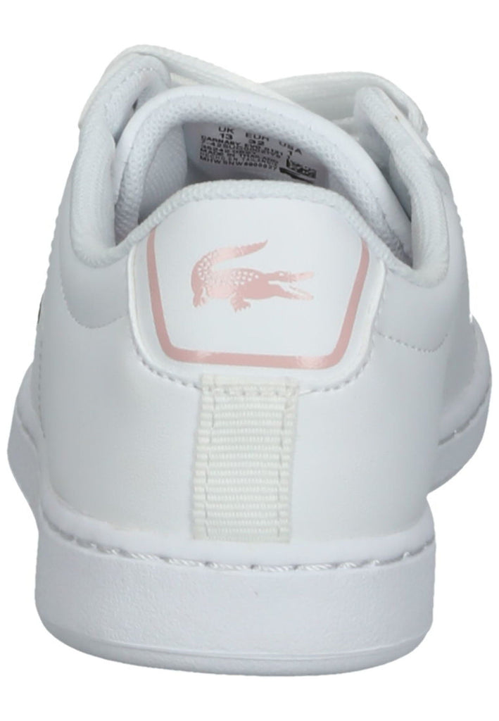 Lacoste Sneaker Lederimitat Weiß/Rosa