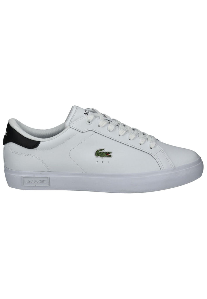 Lacoste Sneaker Lederimitat Weiß/Schwarz
