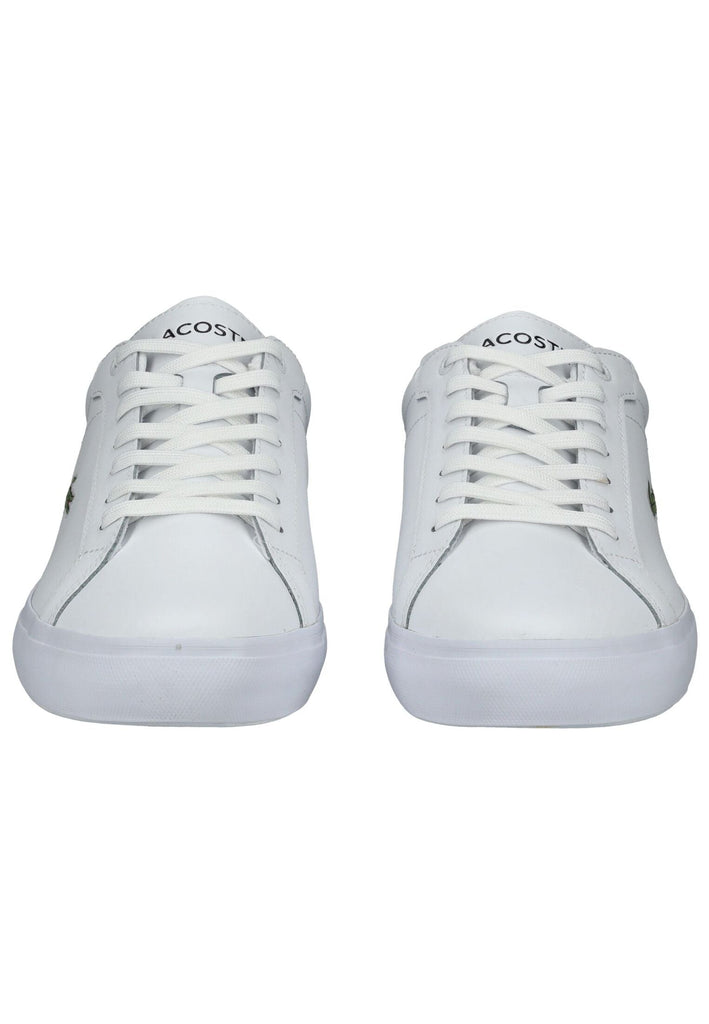 Lacoste Sneaker Lederimitat Weiß/Schwarz