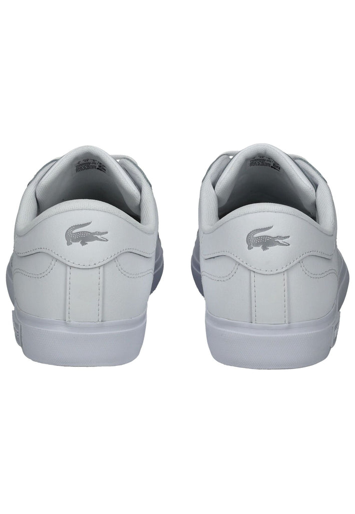 Lacoste Sneaker Lederimitat Weiß/Weiß