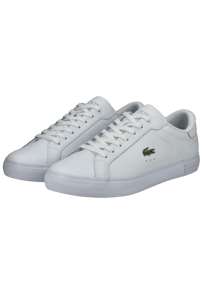 Lacoste Sneaker Lederimitat Weiß/Weiß
