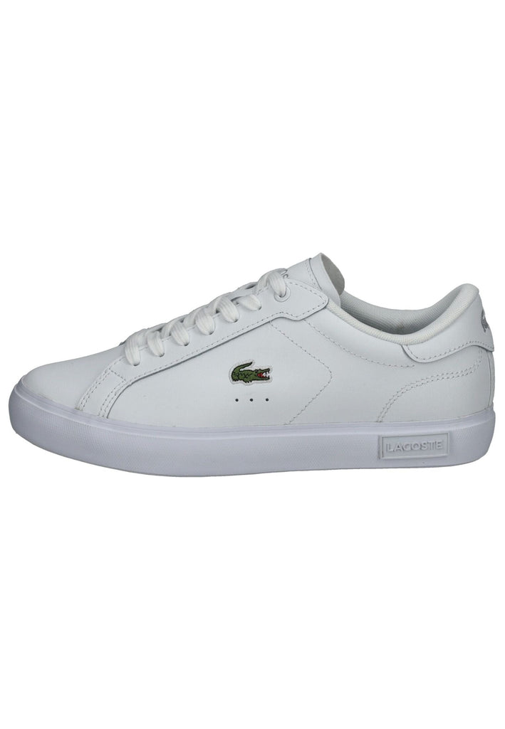Lacoste Sneaker Lederimitat Weiß/Weiß
