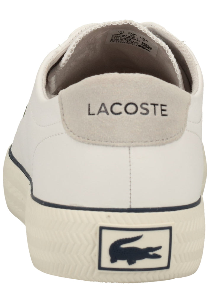 Lacoste Sneaker Nappaleder Weiß/Blau