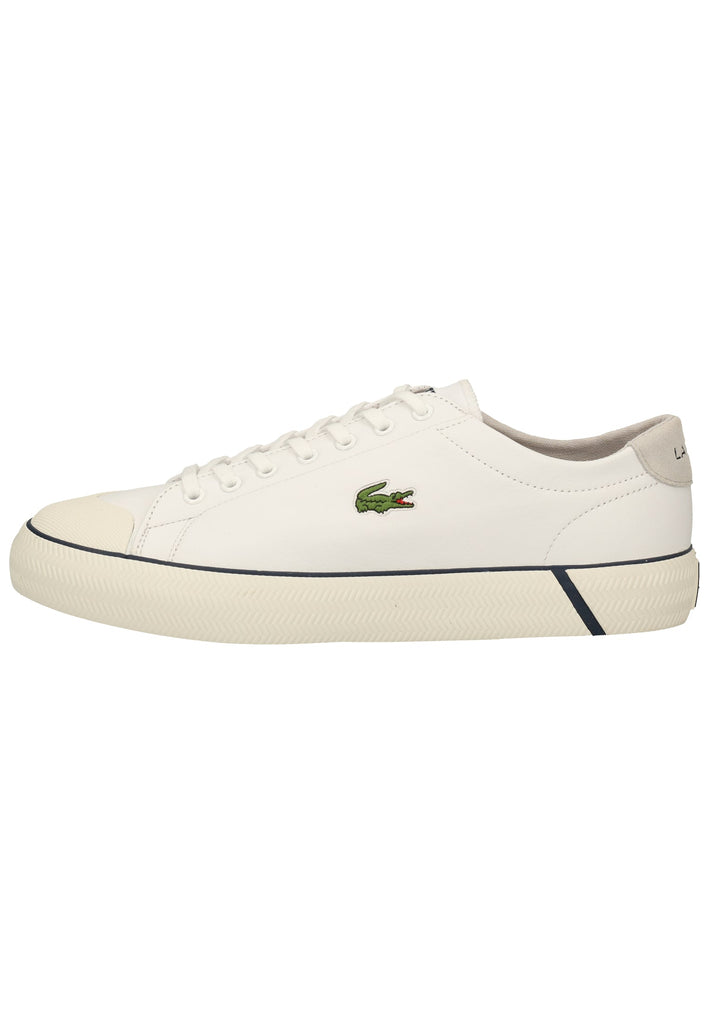 Lacoste Sneaker Nappaleder Weiß/Blau