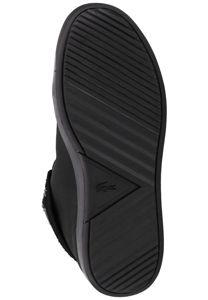 Lacoste Sneaker Nubukleder Schwarz Warmfutter