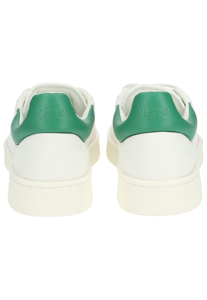 Lacoste Sneaker Nubukleder/Textil Weiß/Grün