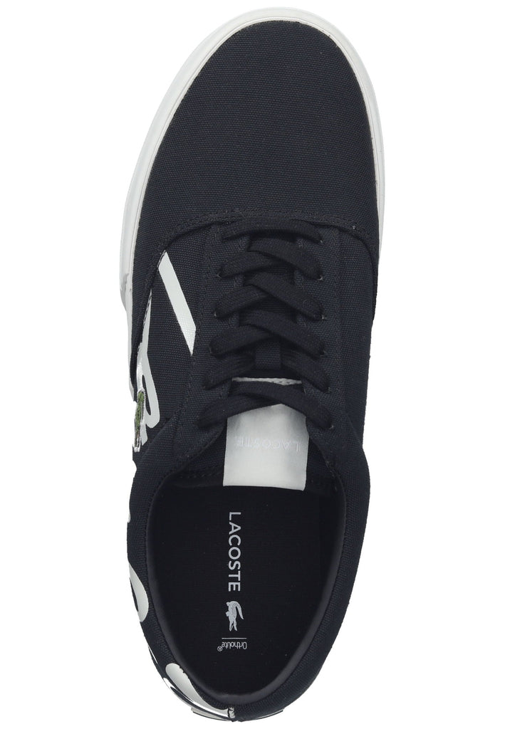 Lacoste Sneaker Textil Schwarz/Weiß