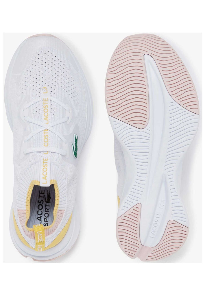 Lacoste Sneaker Textil Weiß/Gelb