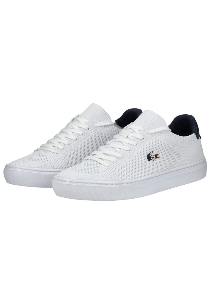 Lacoste Sneaker Textil Weiß/Navy