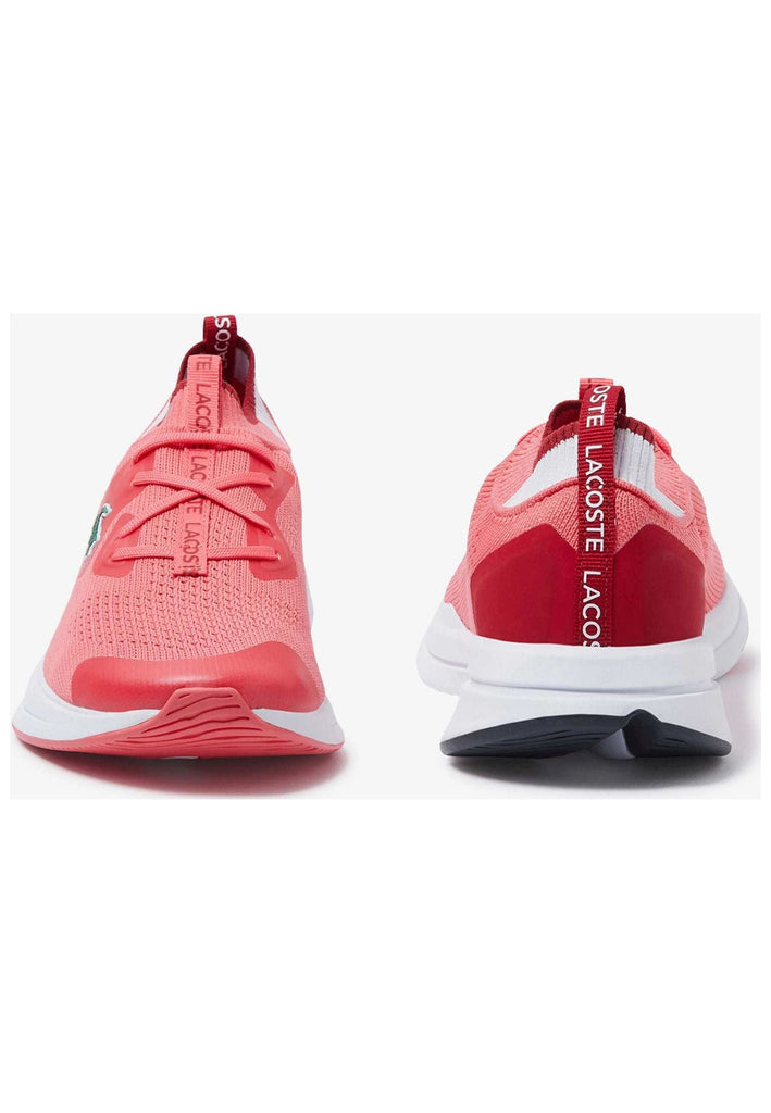 Lacoste Sneaker Textil Weiß/Pink