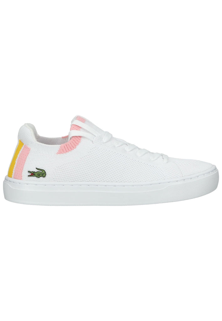 Lacoste Sneaker Textil Weiß/Rosa