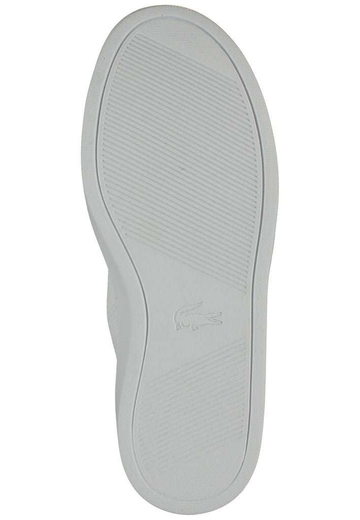 Lacoste Sneaker Textil Weiß/Rosa