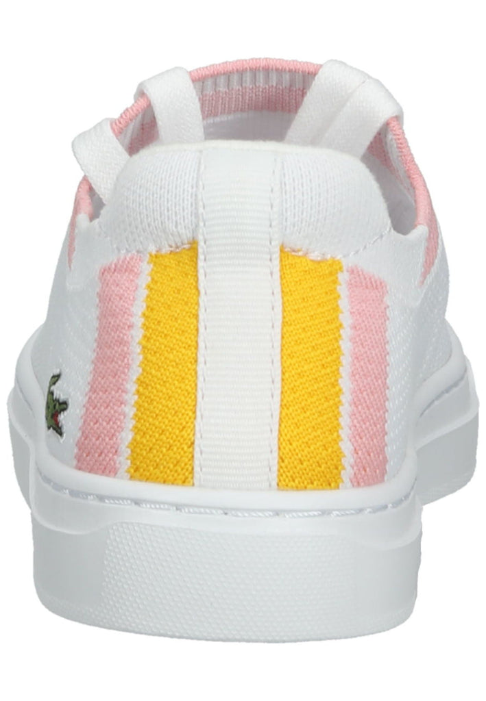 Lacoste Sneaker Textil Weiß/Rosa