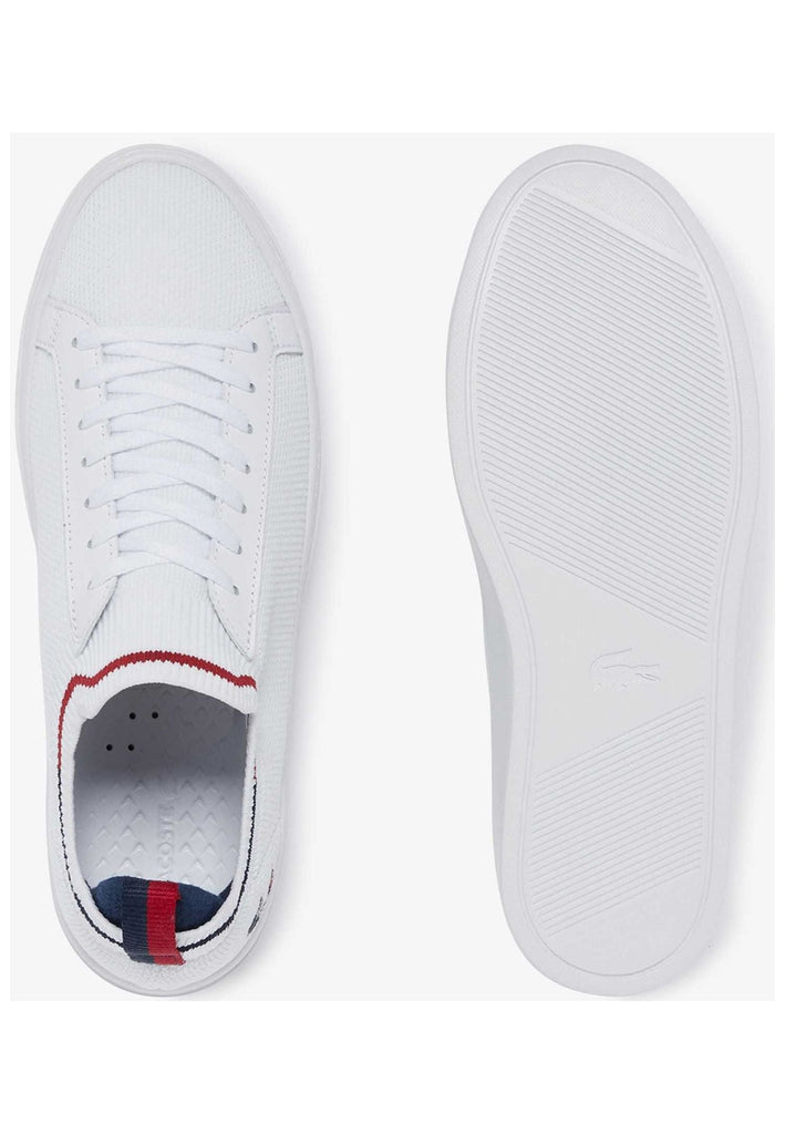 Lacoste Sneaker Textil Weiß/Rot