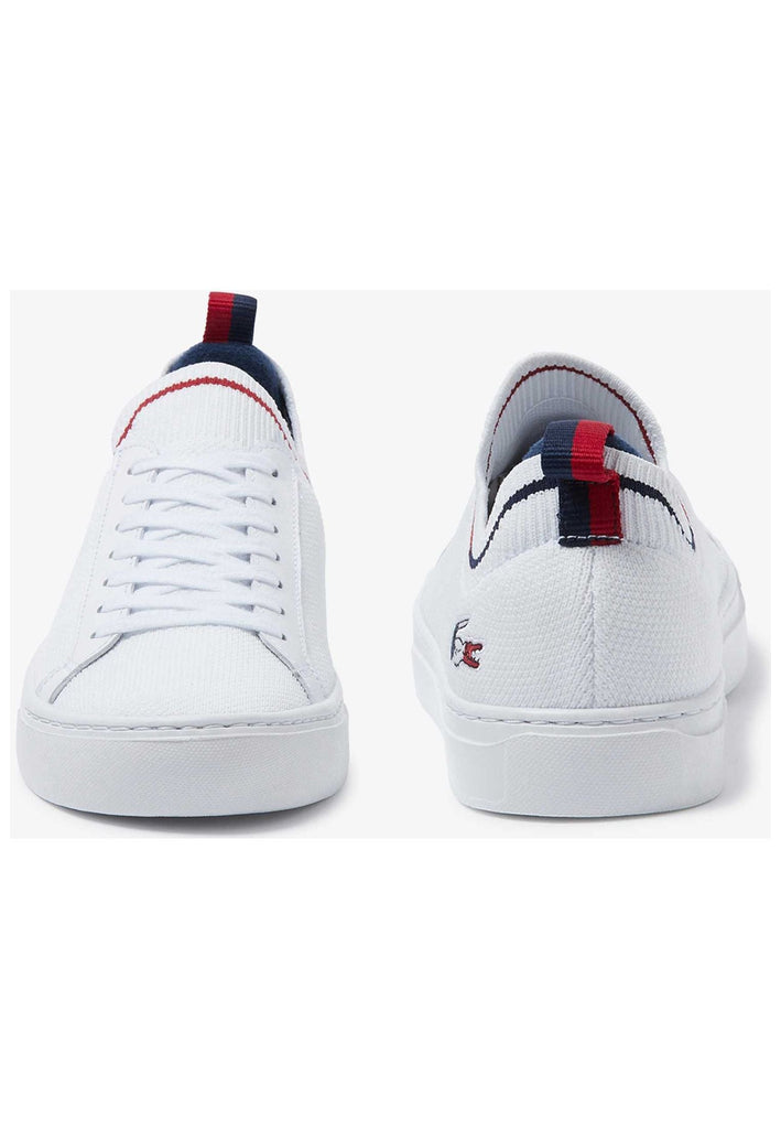 Lacoste Sneaker Textil Weiß/Rot