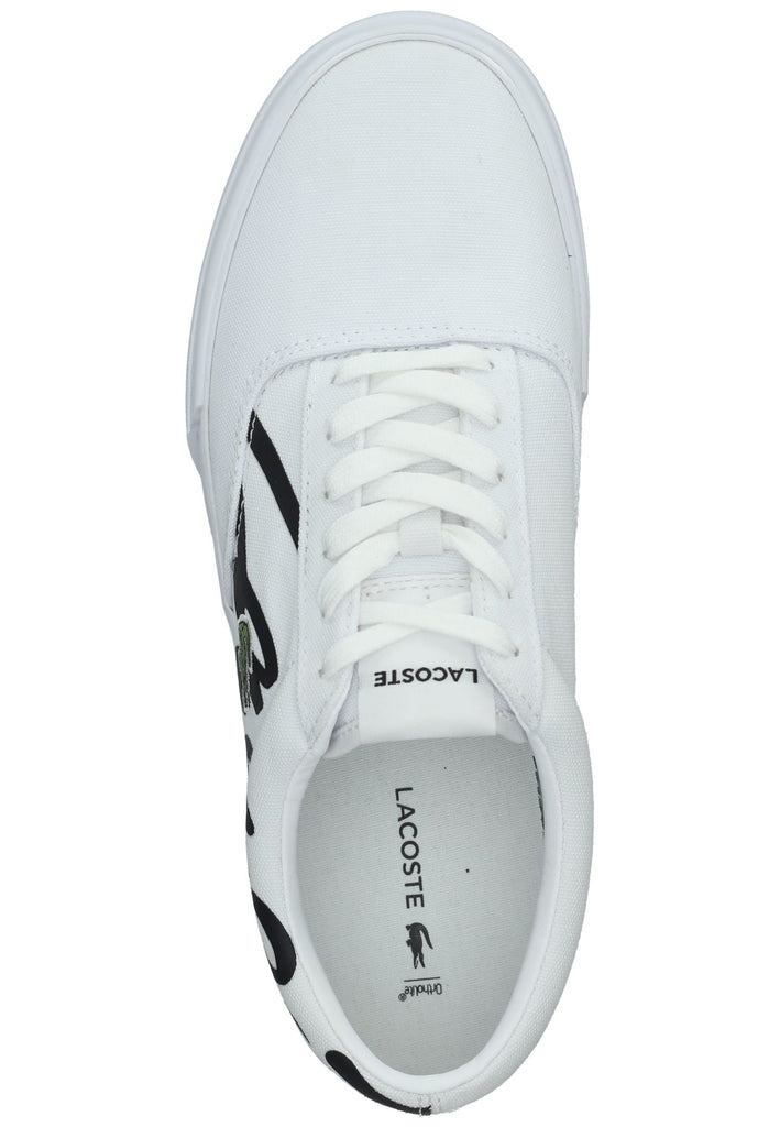 Lacoste Sneaker Textil Weiß/Schwarz